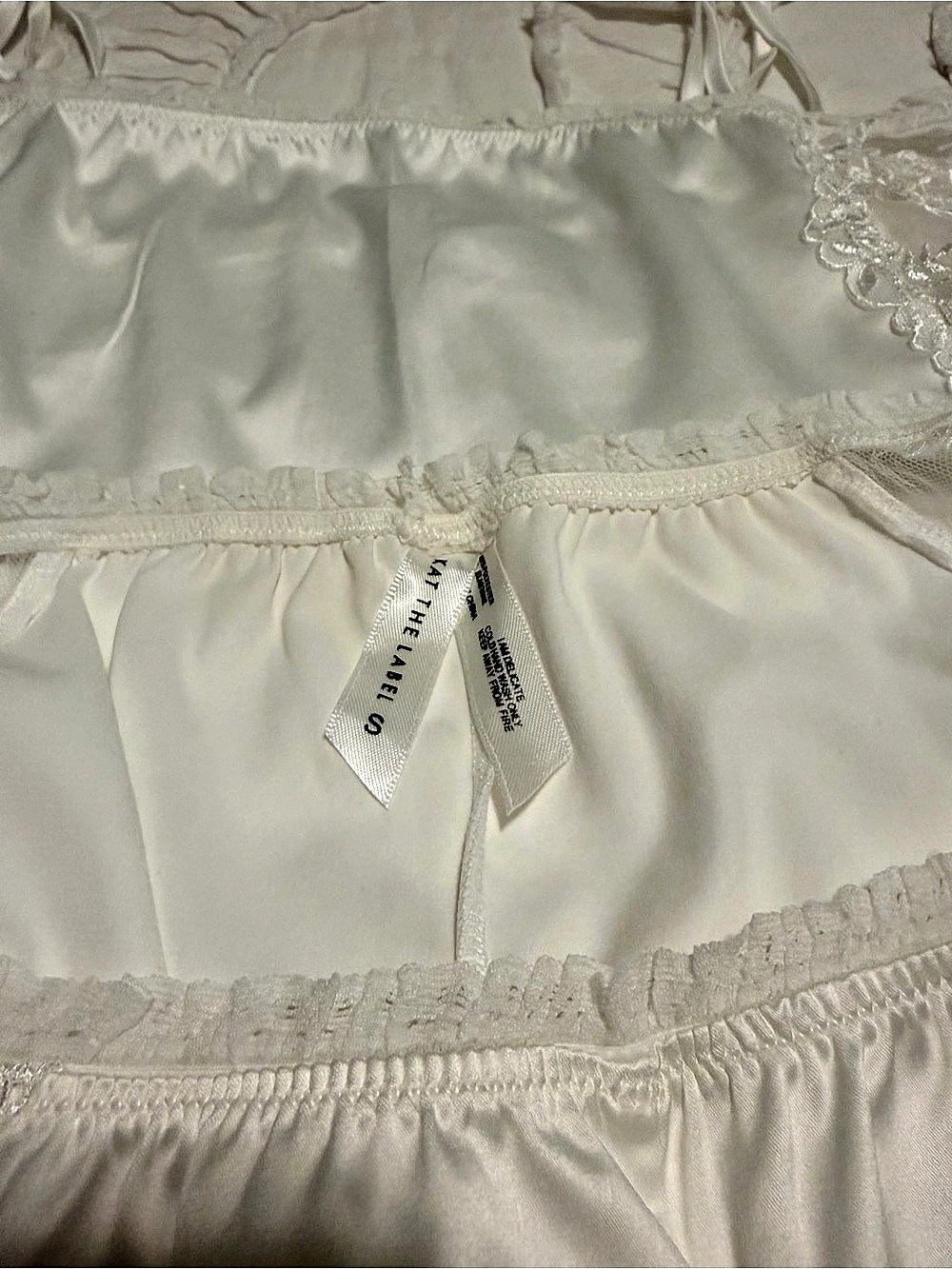 Kat the Label Riley White Sleep Set, Size S - Picture 3 of 5